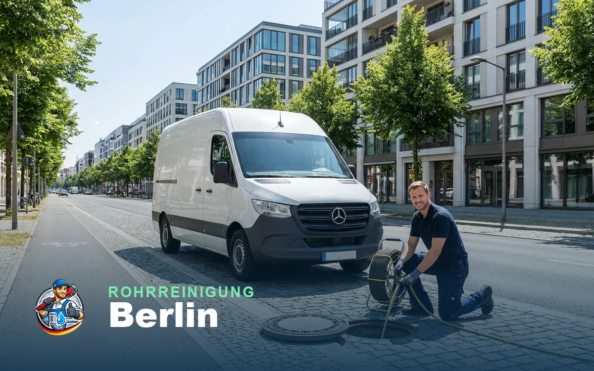 Rohrreinigung in Berlin – professioneller Abfluss- und Kanalservice vor Ort