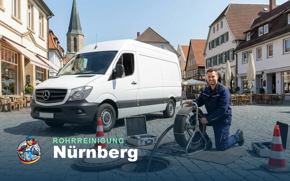 Rohrreinigung in Nürnberg – professioneller Abfluss- und Kanalservice vor Ort