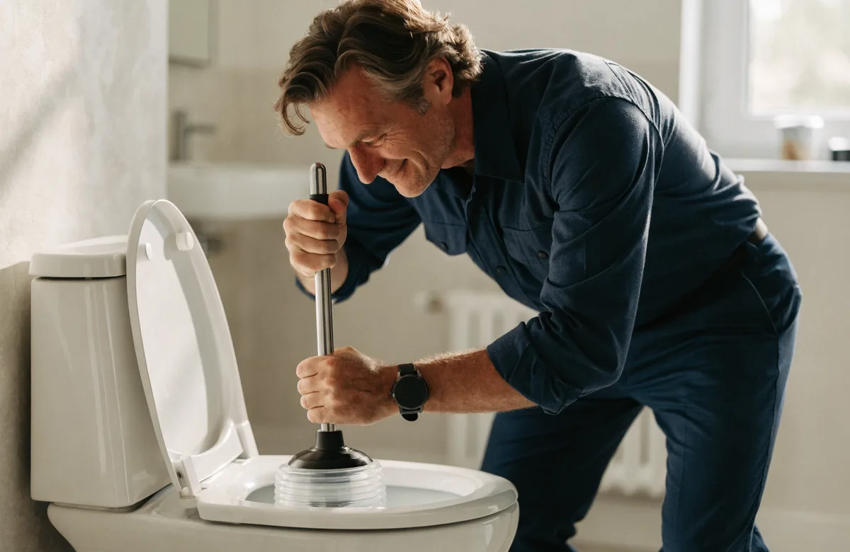 Toilette verstopft – was tun? – professionelle Hilfe vom Fachbetrieb