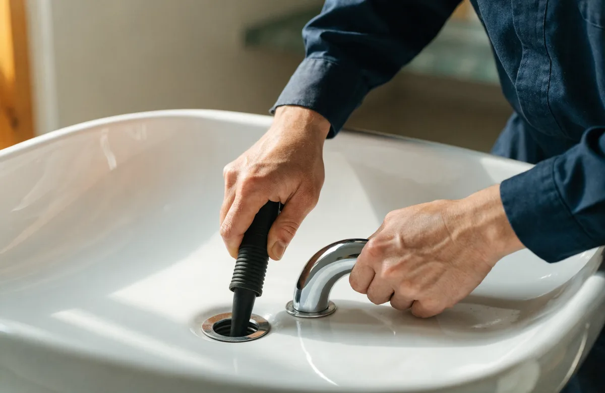 Waschbecken verstopft – was tun? – professionelle Hilfe vom Fachbetrieb